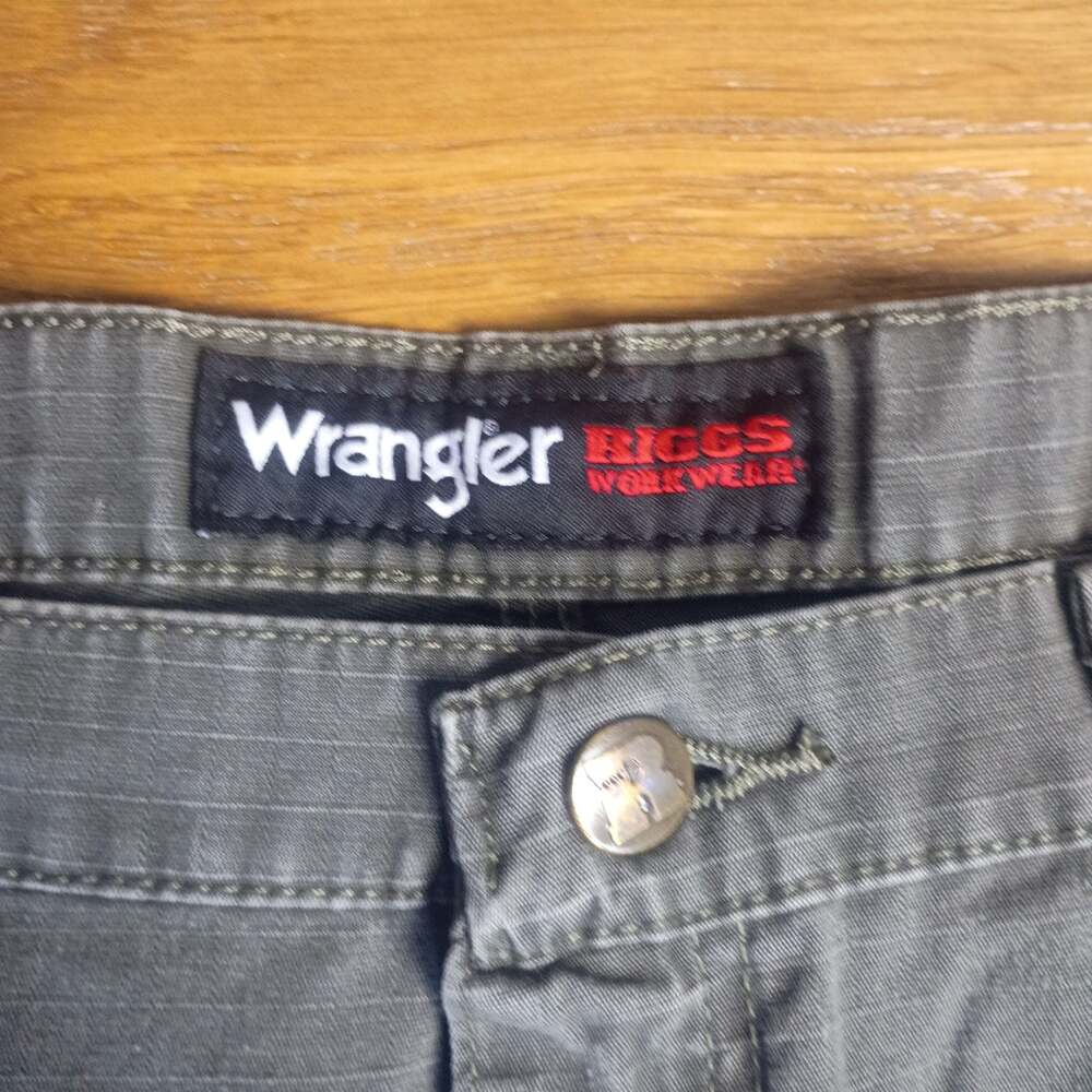 Wrangler RIGGS Workwear Ripstop Ranger Cargo Pants Gray 38x36 - Picture 5 of 7